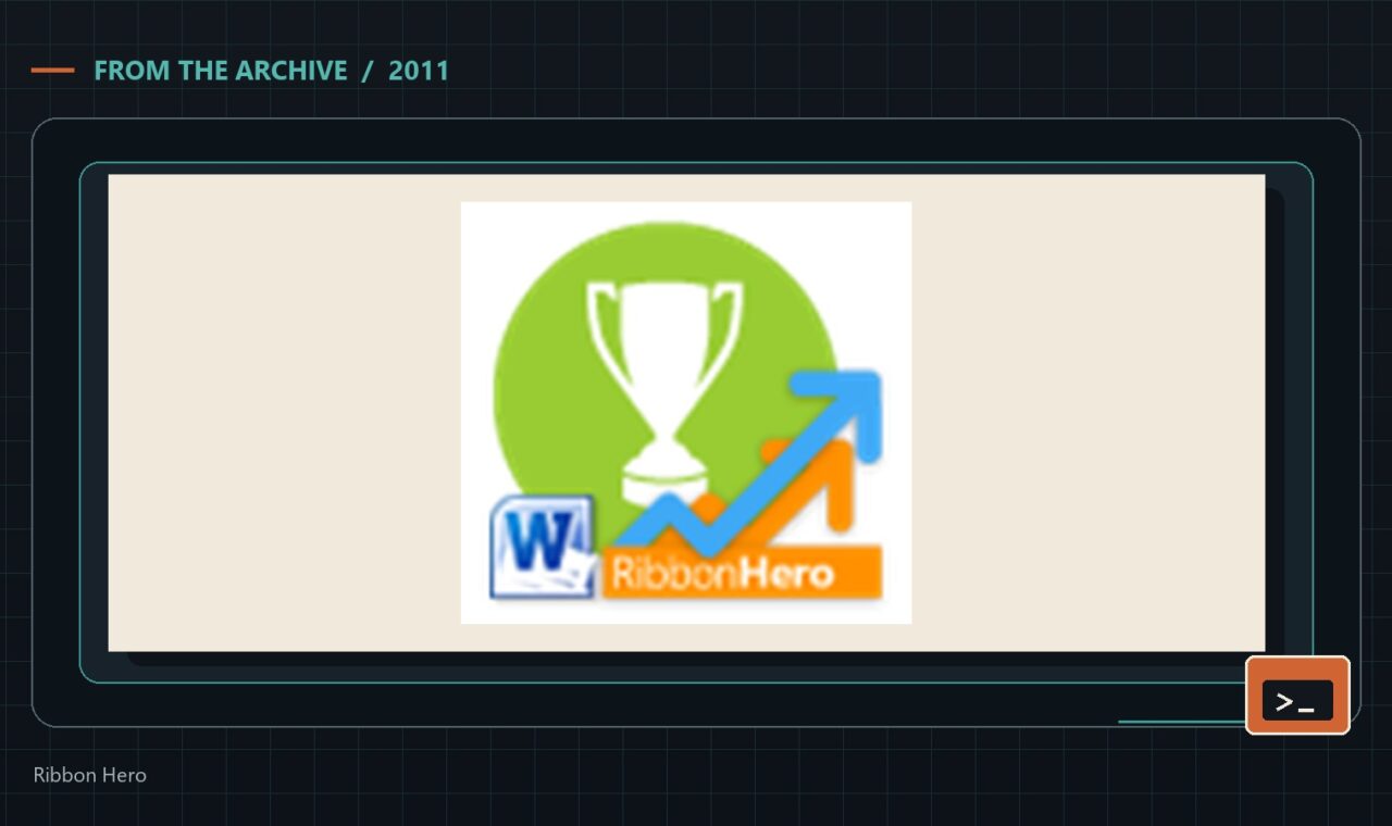 Ribbon Hero - Tuning your Microsoft Office Skills - Bite of Tech archive header